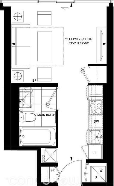 Art Shoppe Condos floor plan T-SB;Freed;