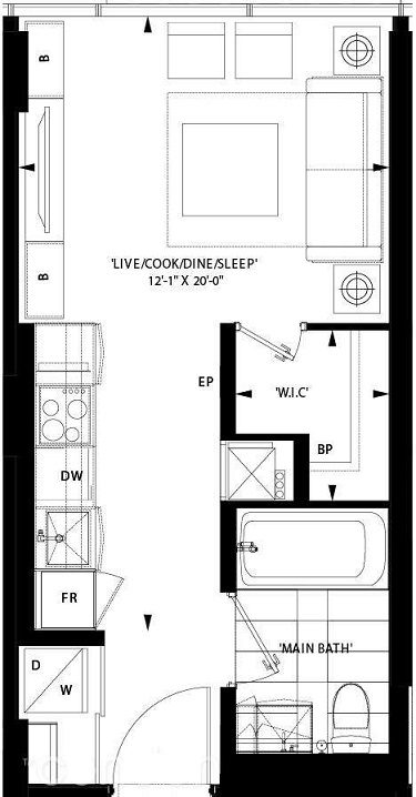 Art Shoppe Condos floor plan L45;Freed;