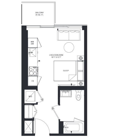 1 Bedroom Condo Floor Plans Pass Or Fail Toronto Realty Blog