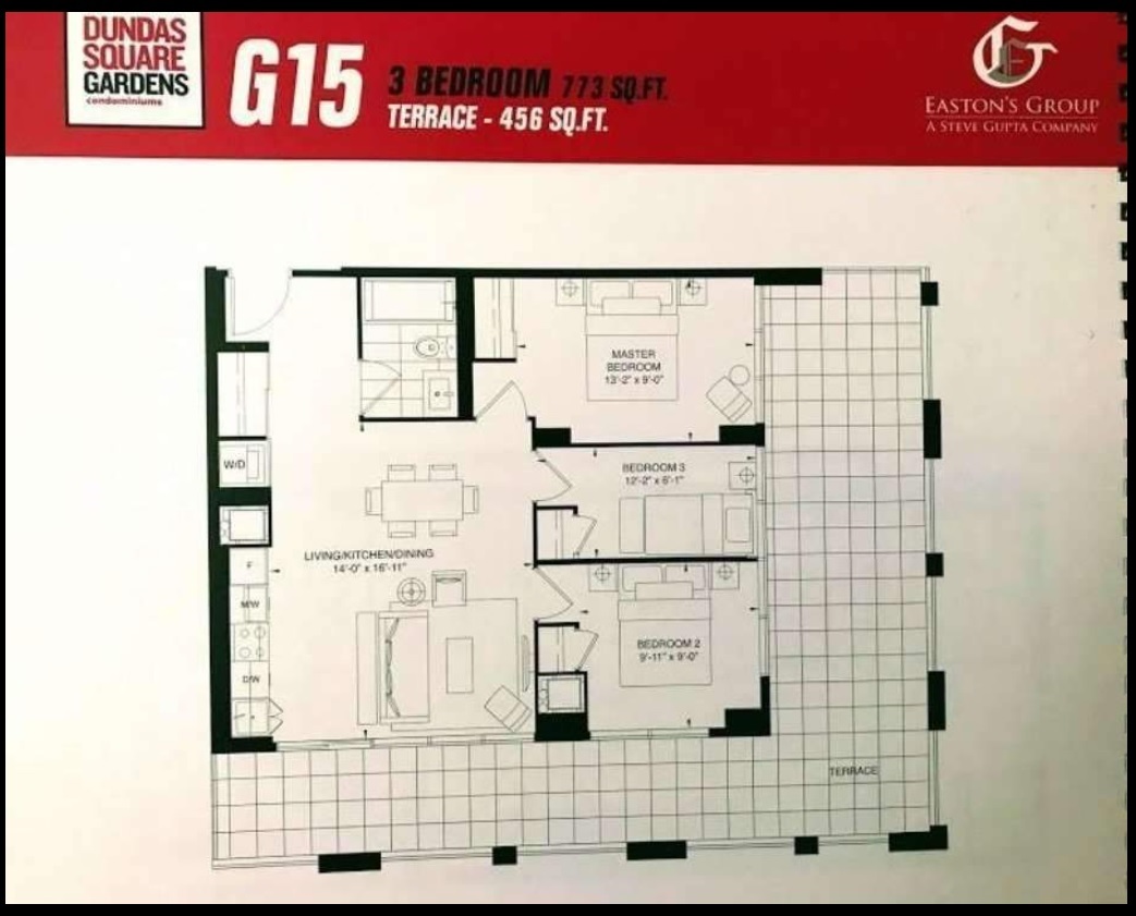 3 Bedroom Condo Floor Plans Pass Or Fail Toronto Realty Blog   3 Bed Floor Plan 03 1 