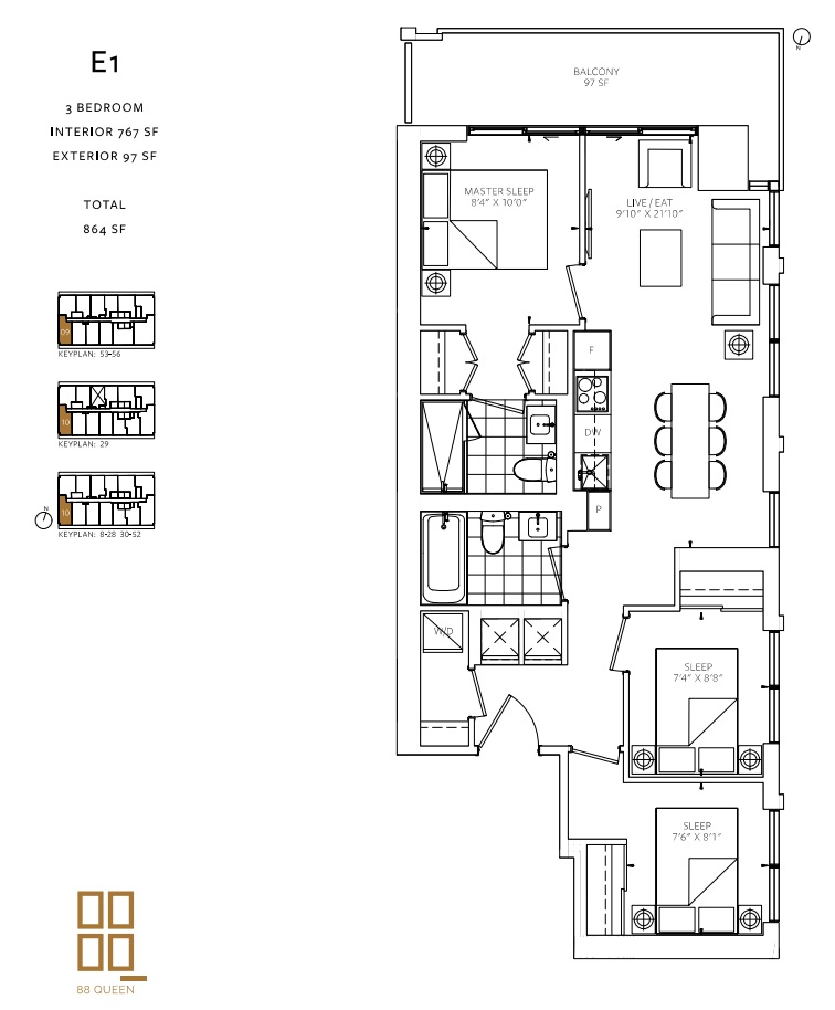 3 Bedroom Condo Floor Plans Pass Or Fail Toronto Realty Blog